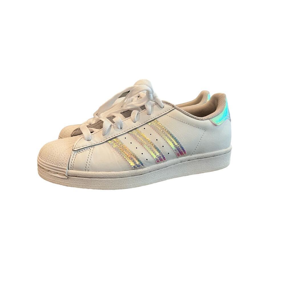 Adidas Superstar Holographic 3-Stripe Shell Toe -womens Size 5.5
